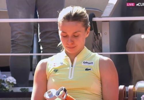 Nie tak miało być! Maja Chwalińska we łzach po paryskim finale, Rosjanka była za mocna