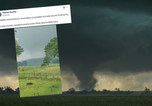 Cudnochy: mieszkańców wsi nawiedziły nie tylko burze, ale też trąba powietrzna