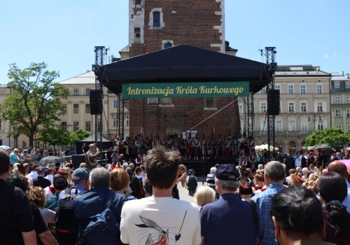 Kraków ma nowego króla kurkowego. Uroczysta intronizacja na Rynku Głównym