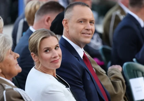 Marta Nawrocka zauroczyła młodych i wieś