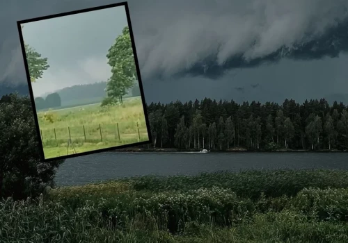 Przerażające zjawisko pogodowe w Polsce. Trąba powietrzna została nagrana