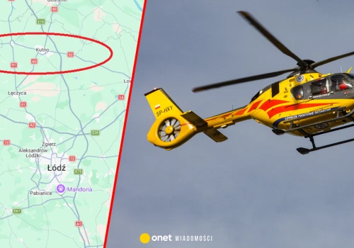 Nastolatka spadła z czwartego piętra w Kutnie. Interweniował śmigłowiec LPR