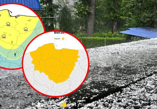Nadciągają groźne burze z gradem i ulewami. Alerty IMGW w siedmiu województwach