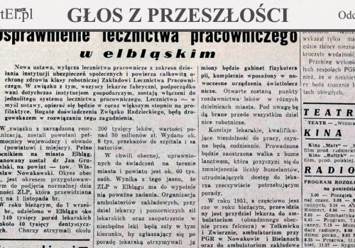Chorzy otrzymali około 200 tysięcy leków (Głos z przeszłości, odc. 251)