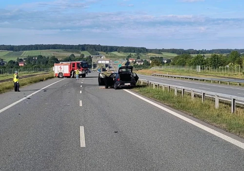 Wypadek na S19 w Kraśniku. Jezdnia w kierunku Lublina zablokowana