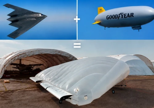 Nadmuchiwany dron — nowy rodzaj powietrznego statku transportowego — łączy zalety skrzydeł i sterowca