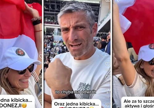 Joanna Koroniewska zaliczyła wpadkę na Roland Garros. Wymachiwała flagą Indonezji