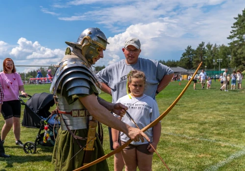 Rzymscy legioniści zawitali do Skulska. Tak świętowali Dzień Dziecka