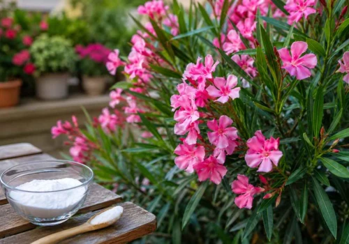 Zbudź uśpiony oleander. Rozpuść to wodzie, a oszaleje z kwitnienia