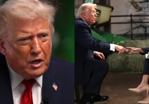 Wściekły Trump przerwał wywiad i rzucił mikrofonem. 