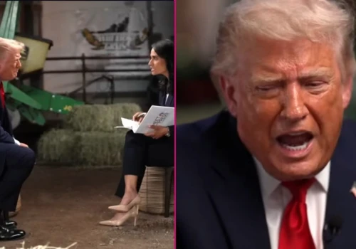 Wściekły Trump rzucił mikrofonem i zwyzywał dziennikarkę. Skandal podczas wywiadu