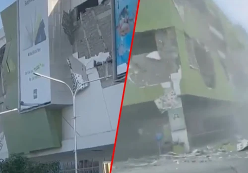 Potężne trzęsienie ziemi na Filipinach. Ogromne budynki padały jak domki z kart