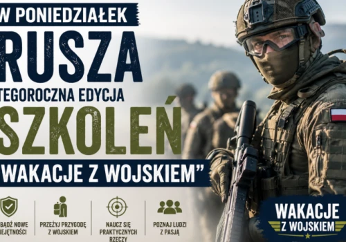 W poniedziałek rusza tegoroczna edycja szkoleń „Wakacje z wojskiem”