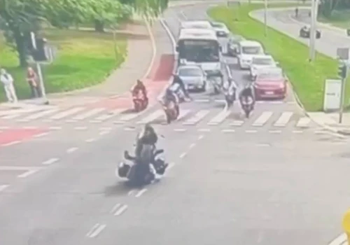 Mistrz ze Szczecina. Startował na koło, wylądował na plecach na oczach policji