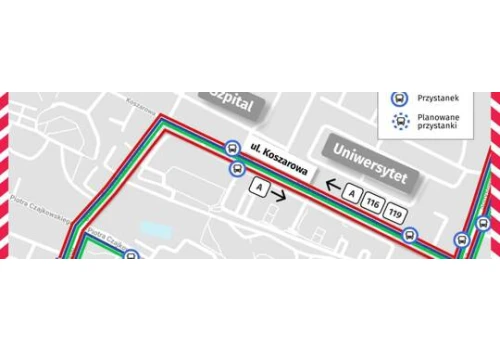 Koszarowa po przebudowie. Autobus A pojedzie na stałe na Sołtysowice