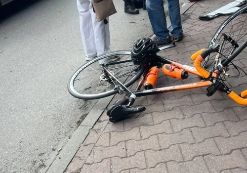 Potrącenie rowerzysty w Mysłowicach. Senior nie ustąpił pierwszeństwa