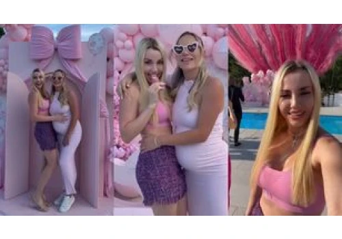 Różowe szaleństwo u Oli Tomali: wyprawiła HUCZNE baby shower, na które wpadła Marianna Schreiber. Niezły rozmach? (ZDJĘCIA)