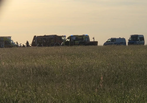 Wypadek szybowca na lotnisku w Aleksandrowicach. Na miejsce leci śmigłowiec LPR
