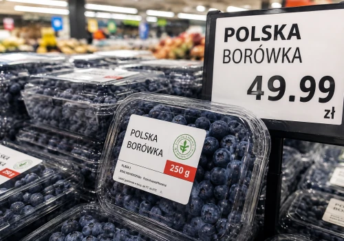 Polskiej borówki jeszcze nie ma. Skąd więc wzięła się na sklepowych półkach?