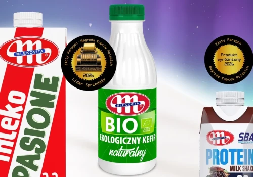 Cztery produkty Mlekovity nagrodzone w konkursie „Złoty Paragon 2026”