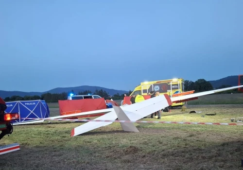 Tragedia na lotnisku w Bielsku-Białej. Nie żyje młoda kobieta