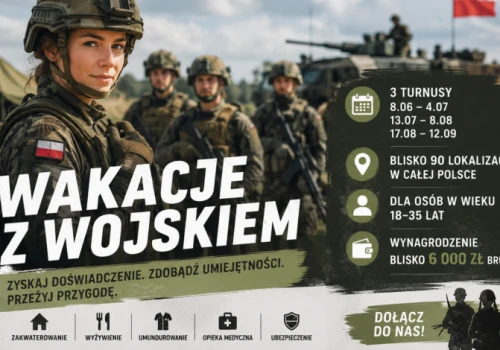 MON/ W poniedziałek rusza tegoroczna edycja szkoleń „Wakacje z wojskiem”