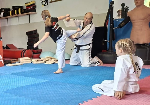 Rozbijali dachówki i deski! Wyjątkowy koniec sezonu UKS Taekwon-do Gryf Świdnica