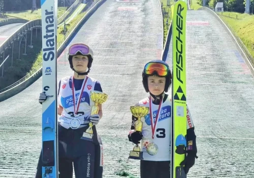 Justyna Niemczyk i Arkadiusz Szturc na podium w Szczyrku