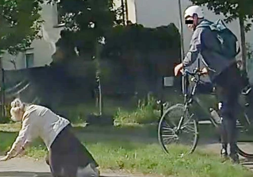 Tego rowerzysty szukało wielu. Bulwersujące zachowanie wobec seniorki. Tak się tłumaczy