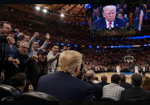Trump zamienił finał NBA w logistyczny koszmar. Kibice „nagrodzili go” gwizdami