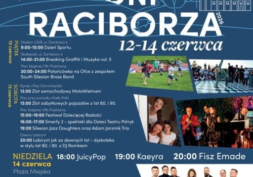 Nadchodzą Dni Raciborza 2026. Oto szczegółowy program