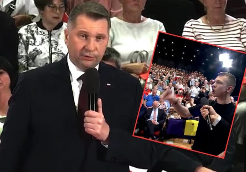 Gwizdy na spotkaniu z Czarnkiem! Po TYCH słowach fani PiS nie wytrzymali