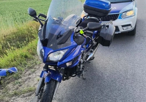 Motocyklista uderzył w sarnę. Policja apeluje o ostrożność na drogach