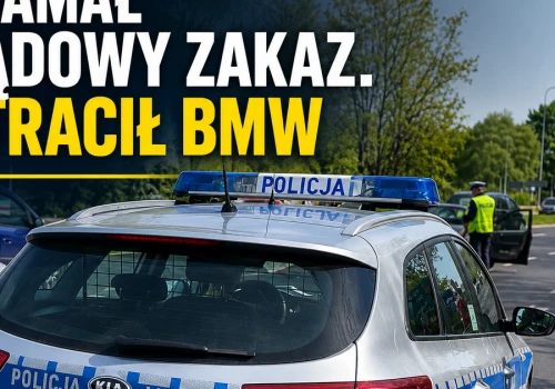 Złamał zakaz i stracił BMW. Szybki wyrok sądu w Koninie