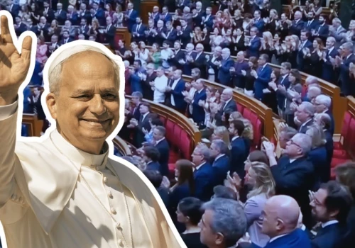 7 minut owacji po występie papieża w parlamencie. Moment, który przejdzie do historii