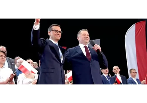 „Nawrocki wygrał z TVN i Onetem”. Morawiecki wie, jak PiS może wygrać w 2027 r.