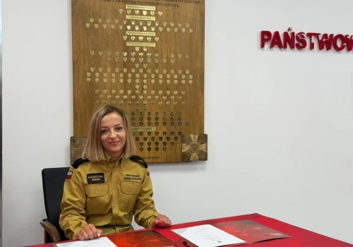 Cieszyńska komenda PSP przyjęła nową funkcjonariuszkę