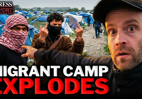 Szokujące nagranie brytyjskiego reportera w obozie dla migrantów we Francji