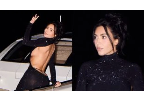 Kim Kardashian świętuje sukces ukochanego w sukience z odsłoniętymi plecami i stringach Gucci (FOTO)