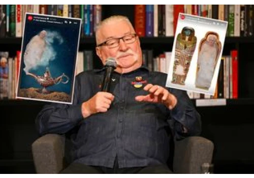 Lech Wałęsa pokazał zdjęcie z wanny. Lawina MEMÓW ruszyła