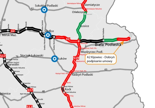 Jest umowa na kolejny odcinek A2 przy wschodniej granicy!