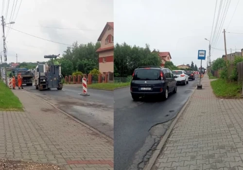 Na ul. Pukowca rozpoczął się remont. Światła i ruch wahadłowy