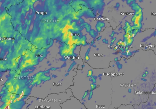 Ulewne deszcze, burze a nawet grad nad Podkarpaciem. Ostrzeżenie przed nocnym załamaniem pogody