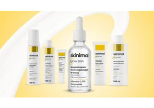 Nowa linia Skinimal Glow Skin z witaminą C – efekt glow w prostej rutynie. Tylko w Drogerii Natura!