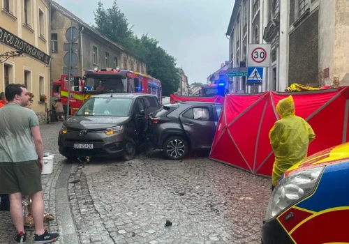 Bardo - wypadek śmiertelny w centrum miasta