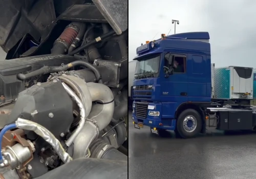 Prototypowy DAF XF95.560 Twin Turbo – uratowany unikat ujawnił się na zlocie