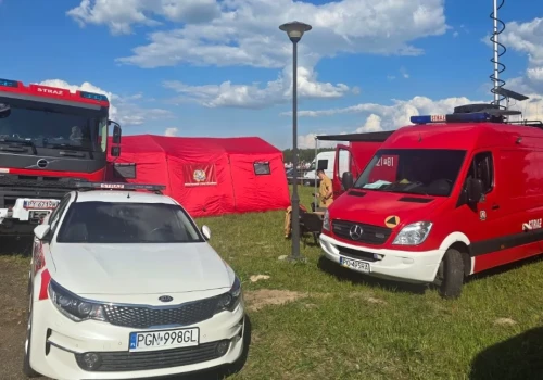Kaliscy strażacy zabezpieczali Spotkanie na Lednicy