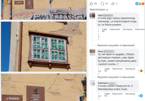 Olsztyn. Budynek upamiętniający Ericha Mendelsohna wymaga remontu. Kto powinien się tym zająć?
