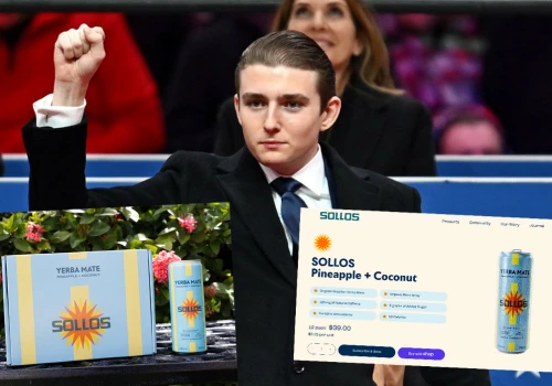 Barron Trump też próbuje zrobić interesy i wypuszcza na rynek luksusowy napój