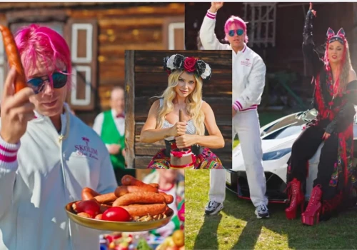 Ferrari, kiełbasa i słowiański klimat. Nowy teledysk Skolima i Cleo podbija internet